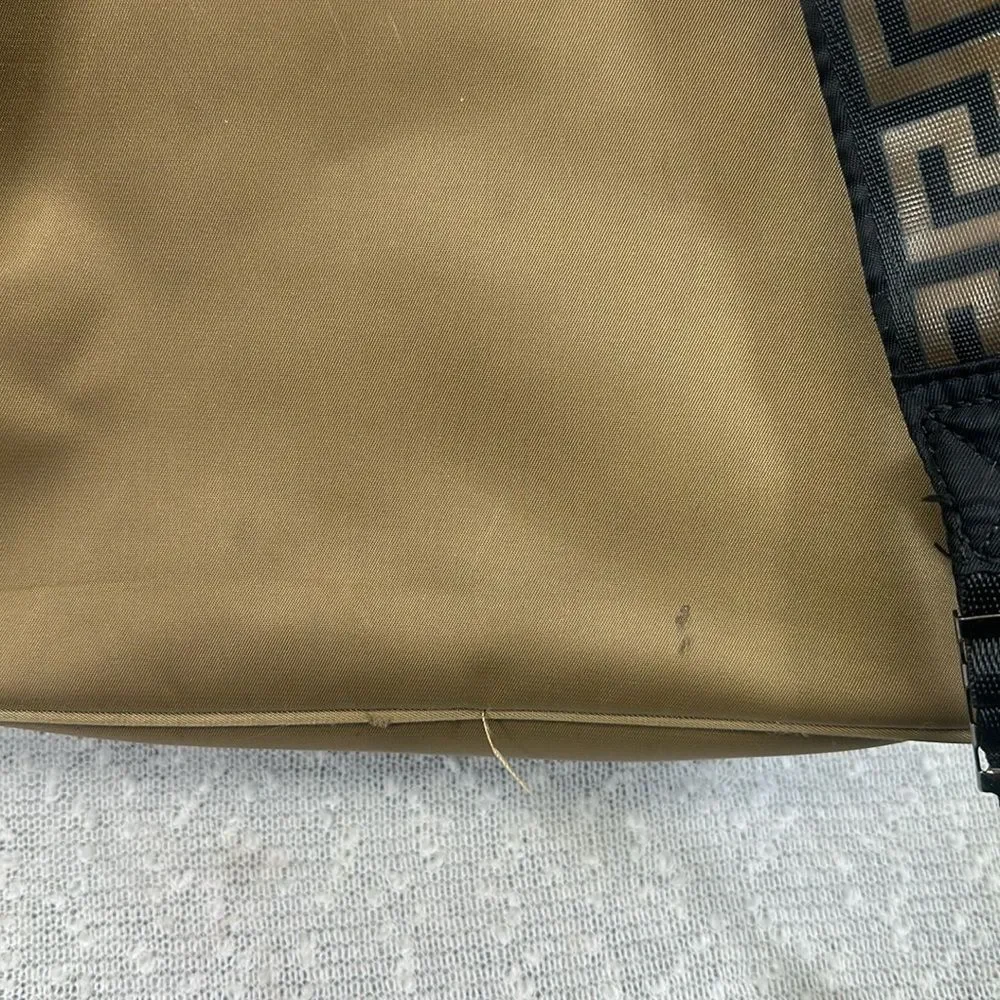 VERSACE Backpack Back Pack Gold Black